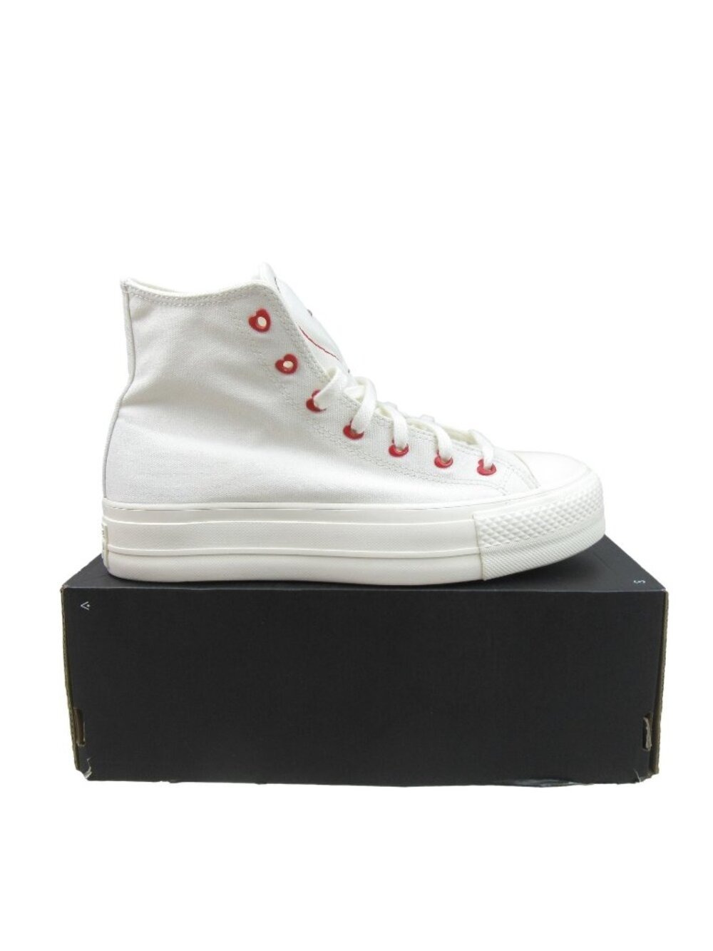 Converse Chuck Taylor All Star Hearts Lift HI Women's Size 9 NEW